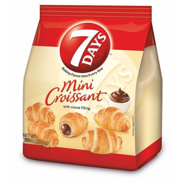 7 Days - Mini Croissants w/ Cocoa Filling - 300g