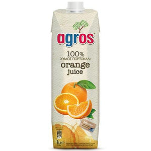 Agros - 100% Orange Juice - 1lt