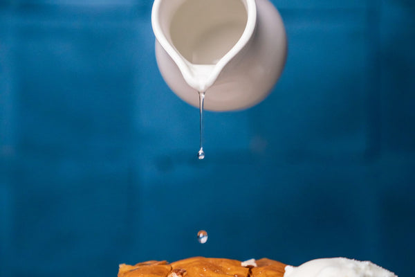 Baklava met siroop en ijs