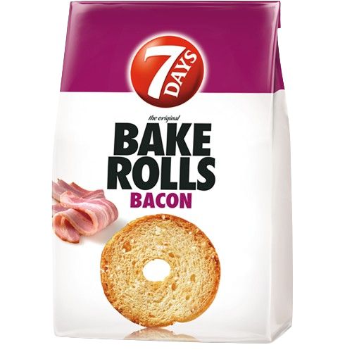 7 Days - Bake Rolls Bacon - 80g