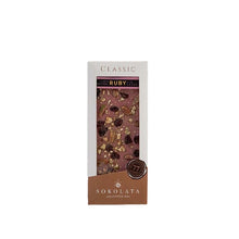Load image into Gallery viewer, Agapitos - Ruby Chocolate w/ Pistachios &amp; Cranberries - 100g
