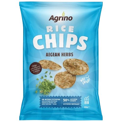 Agrino - Rice Chips Aegean Herbs - 60g