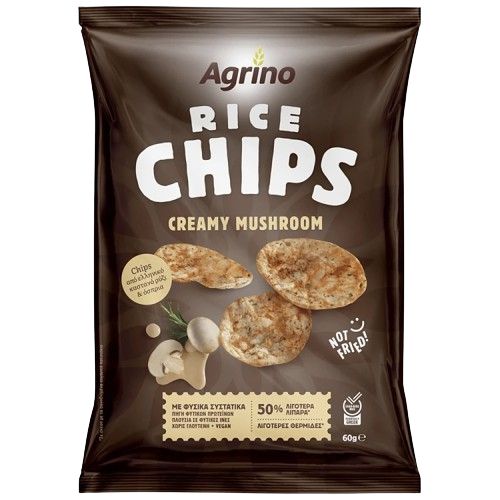 Agrino - Rice Chips Creamy Mushrooms - 60g