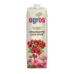 Agros - Cranberry Juice Drink - 1lt