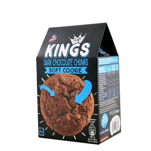 Allatini - Kings Soft Cookie - Dark Chocolate Chunks - 160g