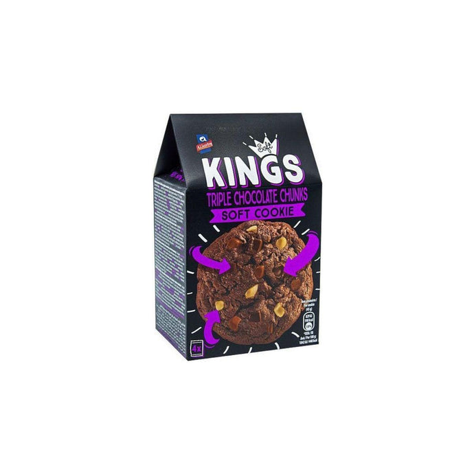 Allatini - Kings Soft Cookie - Triple Chocolate Chunks - 160g