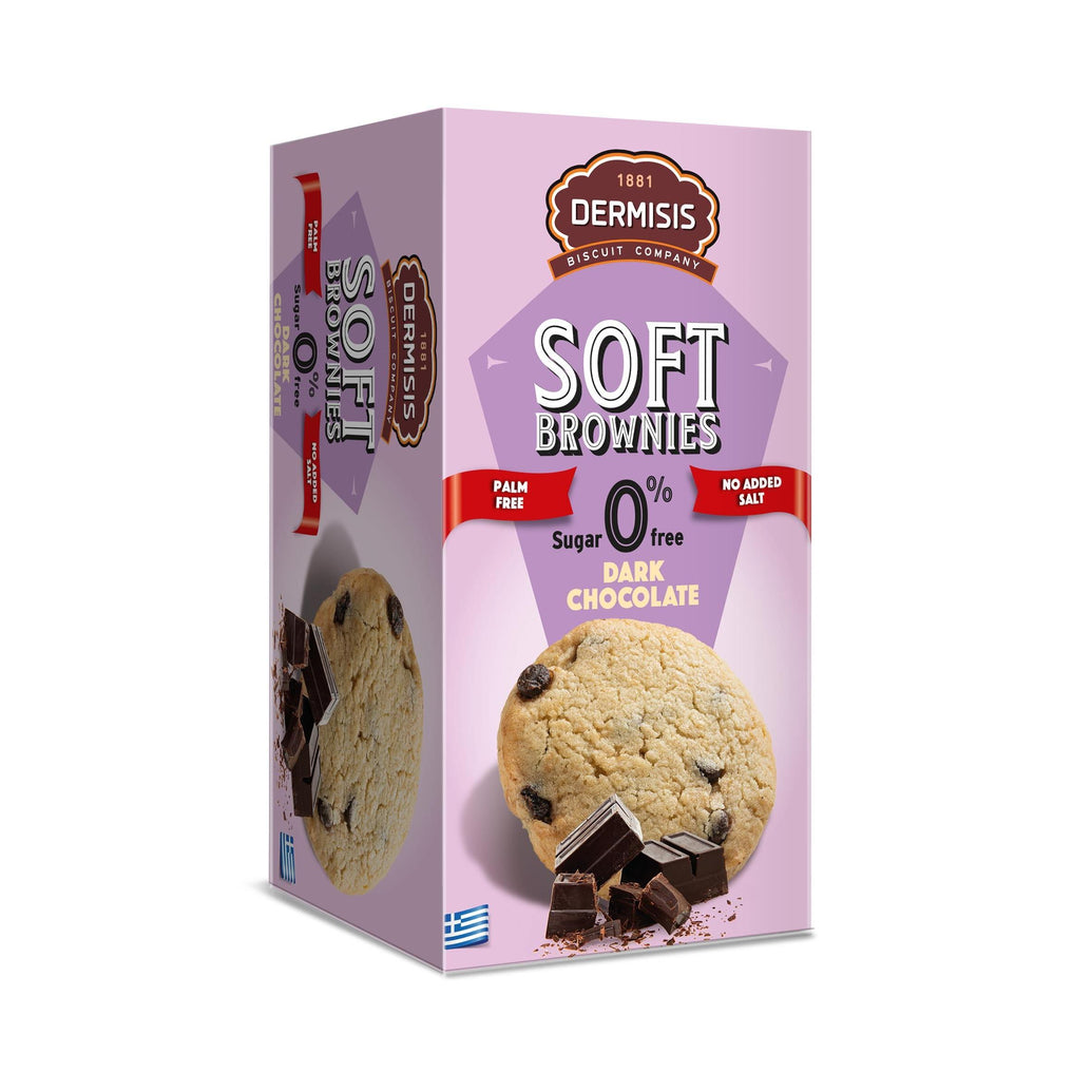 Dermisis - Soft Brownies 0% Sugar - 160g