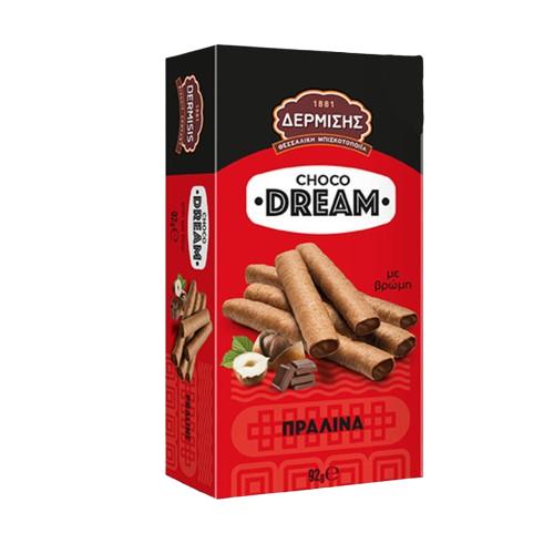 Dermisis - Wafer Rolls Choco Dream Hazelnut Praline - 92g