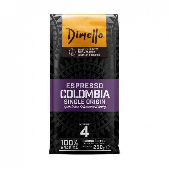 Dimello - Espresso Coffee Colombia (Ground) - 250g