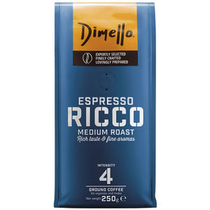 Dimello - Espresso Coffee Ricco (Ground) - 250g