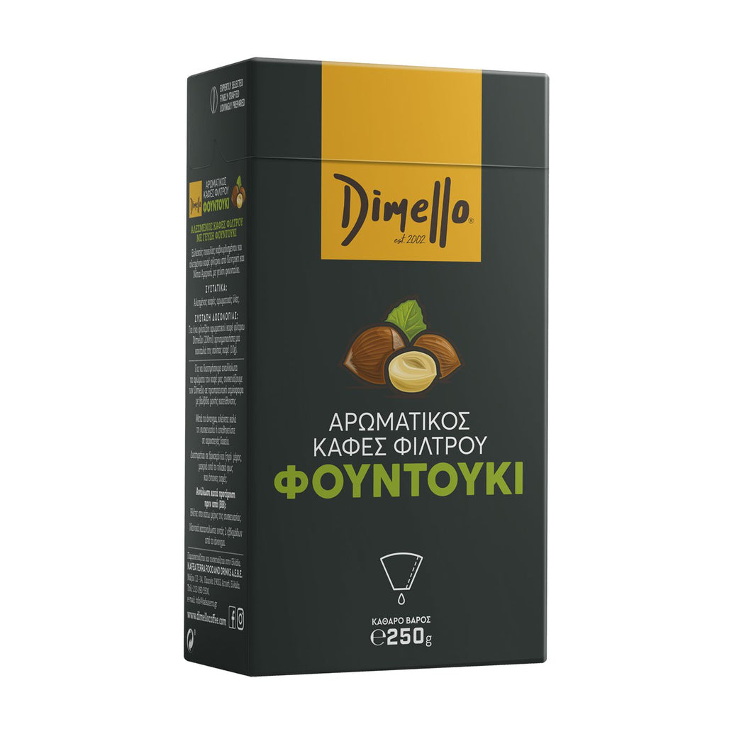 Dimello - Flavoured Filter Coffee Hazelnut - 250g