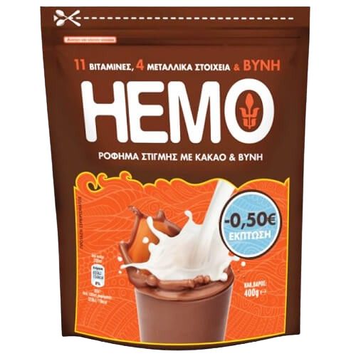 Hemo - Instant Drink with Cacao - 400g