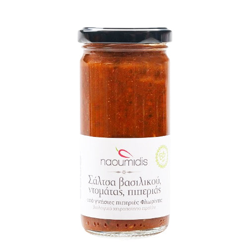 Naoumidis - Sause Pepper Tomato & Basil Bio - 260g