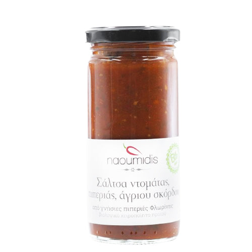 Naoumidis - Sause Pepper Tomato & Wild Garlic Bio - 260g