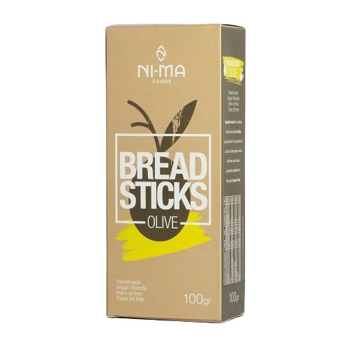 Ni-Ma Foods - Breadsticks w/ Olives - 100g