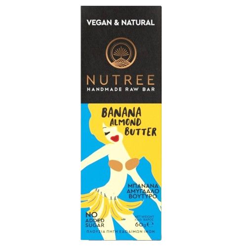 Nutree - Banana Almond Butter Raw Bar - 60g