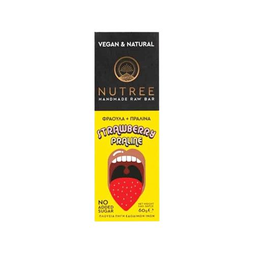 Nutree - Strawberry Praline Raw Bar - 60g