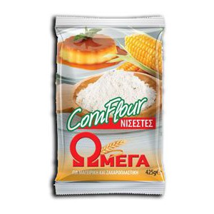 Omega - Corn Flour (Nisestes) - 425g | Bakaliko – Buy Online Greek Products
