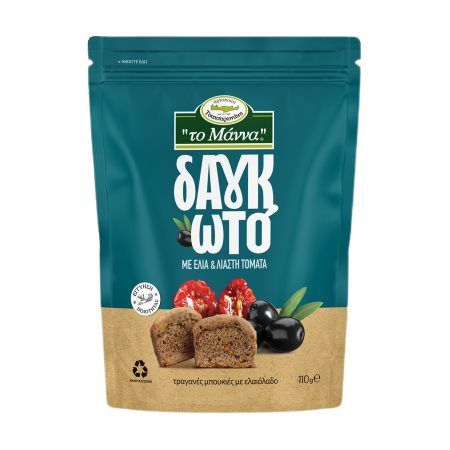 To Manna - Dagkwto Crispy Bites w/ Olives & Sun Dried Tomato - 110g