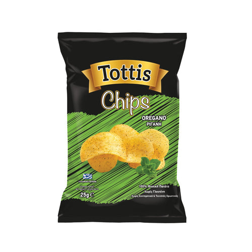 Tottis - Chips with Oregano (Gluten Free) - 90g