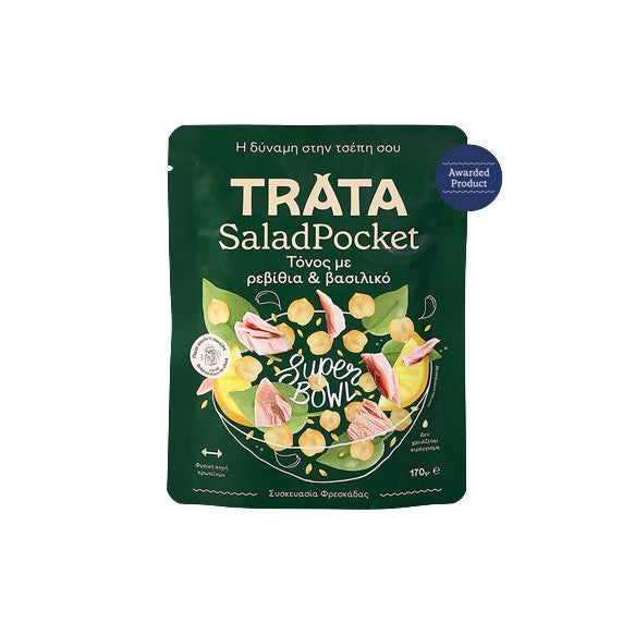 Trata Salad Pocket - Tuna with Cheacpeas & Basil - 170g
