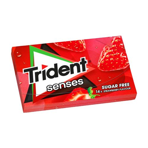 Trident Senses - Strawberry Flavour - 14st