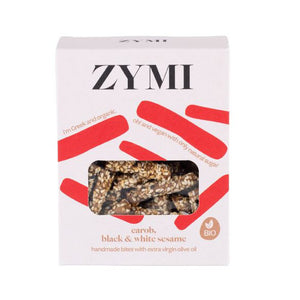 Zymi - Bio Handmade Bites with Carob, Black & White Sesame - 130g