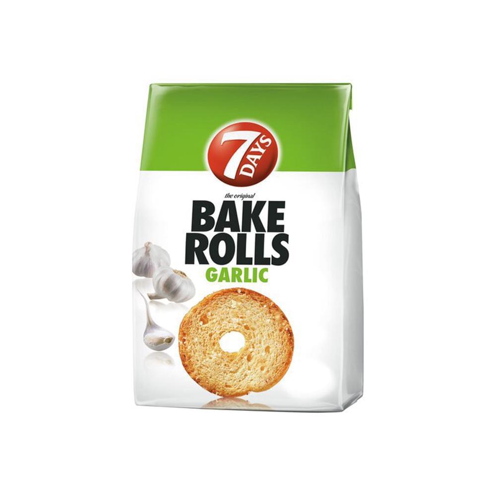 7 Days - Bake Rolls Garlic - 160g
