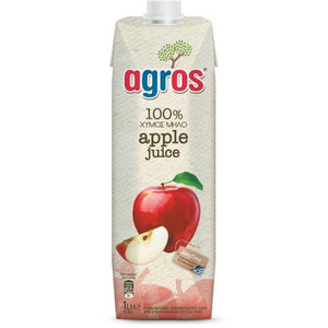 Agros - 100% Apple Juice - 1lt