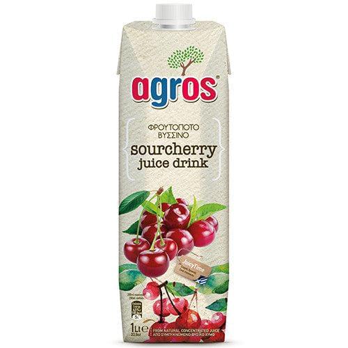 Agros - 100% Sour Cherry Juice - 1lt