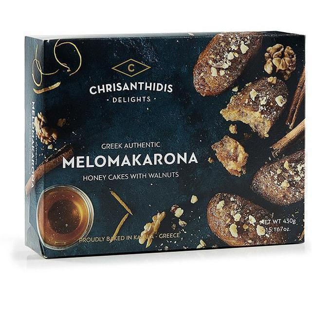 Chrisanthidis - Melomakarona With Honey & Walnuts - 430g