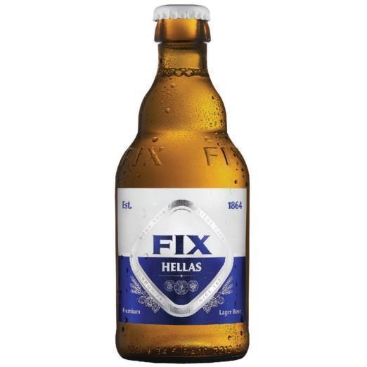 Fix Hellas - Lager Beer - 330ml (bottle)