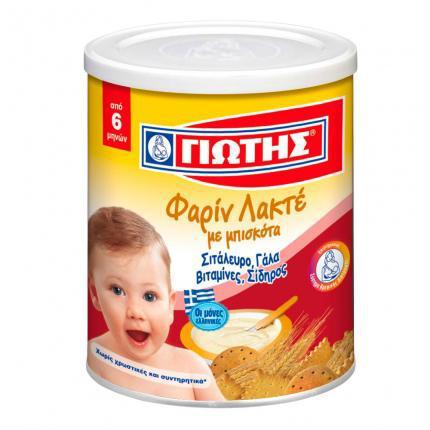 Giotis - Farine Lactee with Biscuits - 300g