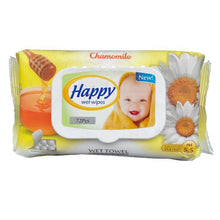 Load image into Gallery viewer, Happy - Wet Wipes Chamomile - 72 Sheets

