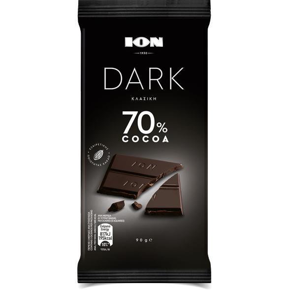 Ion dark chocolate clasic 90gr 3packs