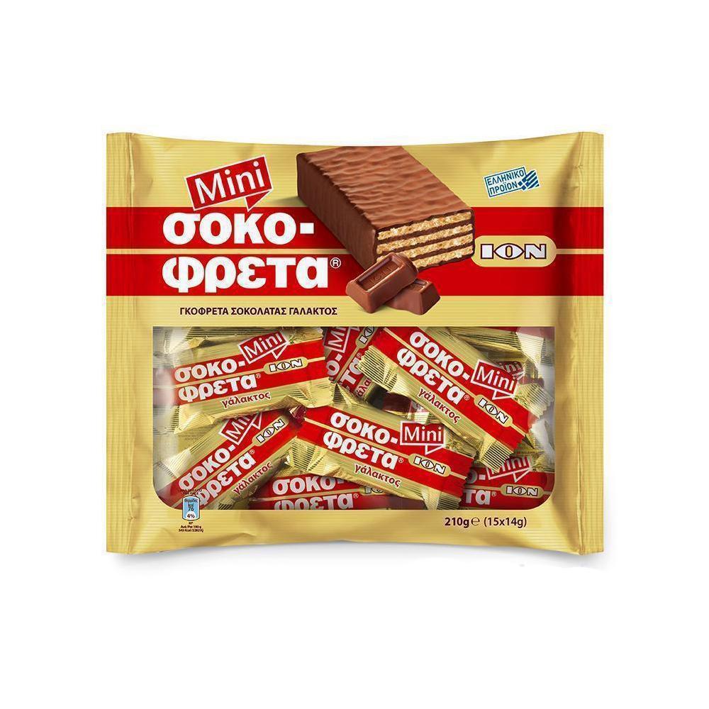 Ion - Mini Sokofreta Chocolate Classic - pack 210g