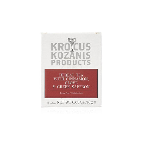 Krocus Kozanis - Herbal Tea (Cinnamon, Clove, Greek Saffron) - 18g