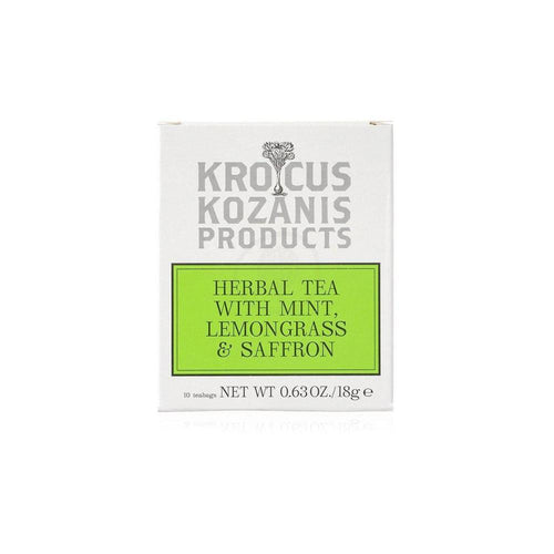 Krocus Kozanis - Herbal Tea (Mint, Lemongrass, Saffron) - 18g
