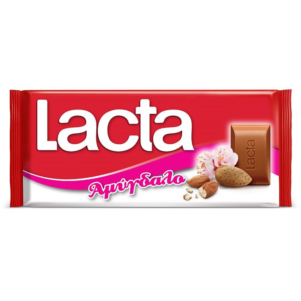 Lacta - Milk Chocolate with Almonds - 100g