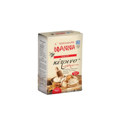 Manna - Hard Yellow Flour (Kitrino) - 1kg