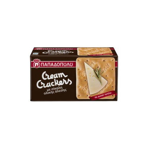 Papadopoulou - Cream Crackers Wholegrain (Olikis) - 175g