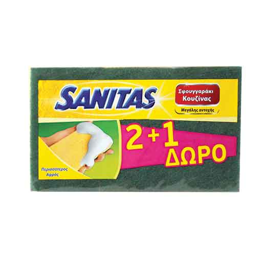 Sanitas - Kitchen Sponge 3pcs