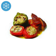 Afbeelding in Gallery-weergave laden, Spitika Edesmata - Tomatoes and Peppers Stuffed with Rice (Gemista) - 400g
