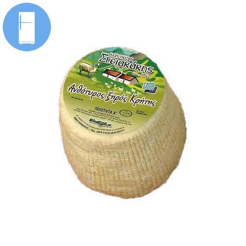 Steiakakis - Cretan Dry Anthotyros Cheese (Ksiro) ±550g