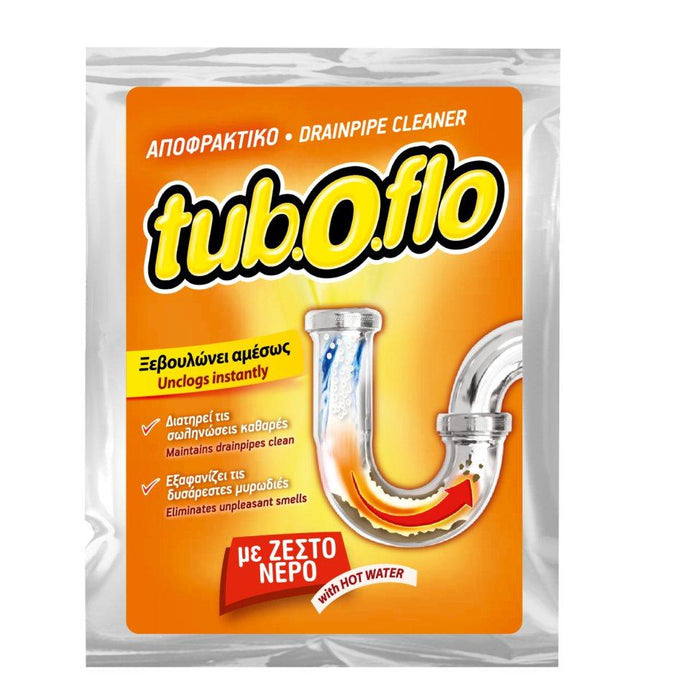 Tuboflo - Drainpipe unclogging powder (hot water) - 100g