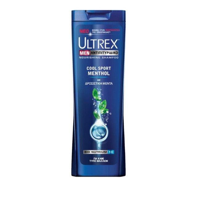 Ultrex - Cool Sport Menthol Men's Anti-Dandruff Shampoo - 360ml