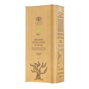 Vafis - Cretan Organic Extra Virgin Olive Oil - 5L