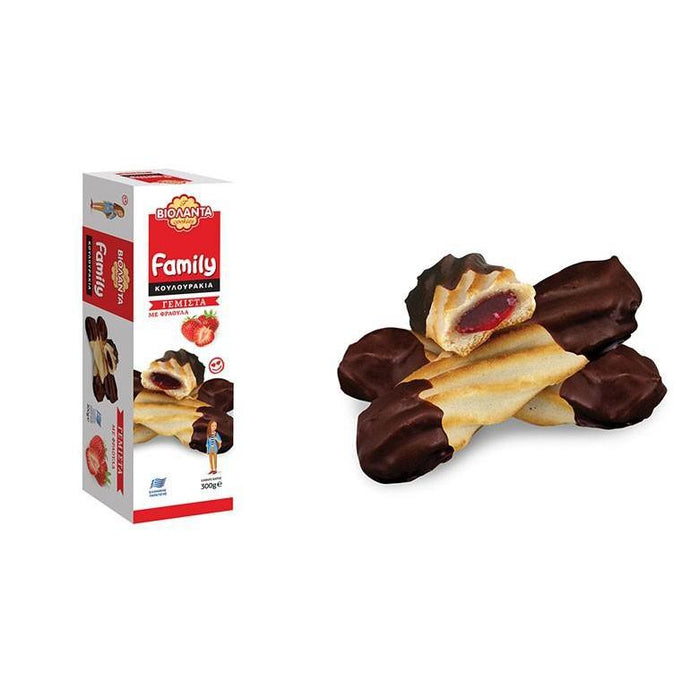 Violanta - Family Biscuits Filled with Strawberry - 300g